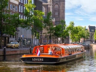 Voordeligste rondvaart Amsterdam traditionele rondvaartboot Rederij Plas
